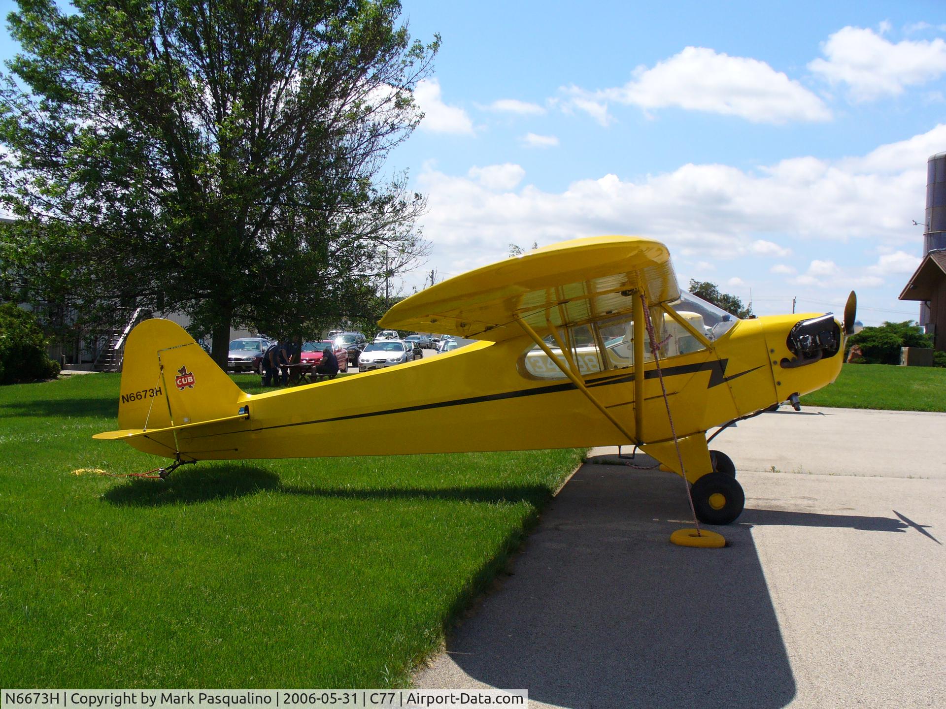 N6673H, 1946 Piper J3C-65 Cub C/N 19877, Piper J-3C