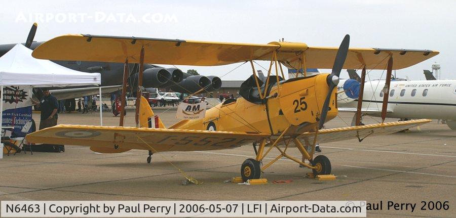 N6463, 1940 De Havilland DH-82A Tiger Moth II C/N 83230, Another view of this old but striking bird