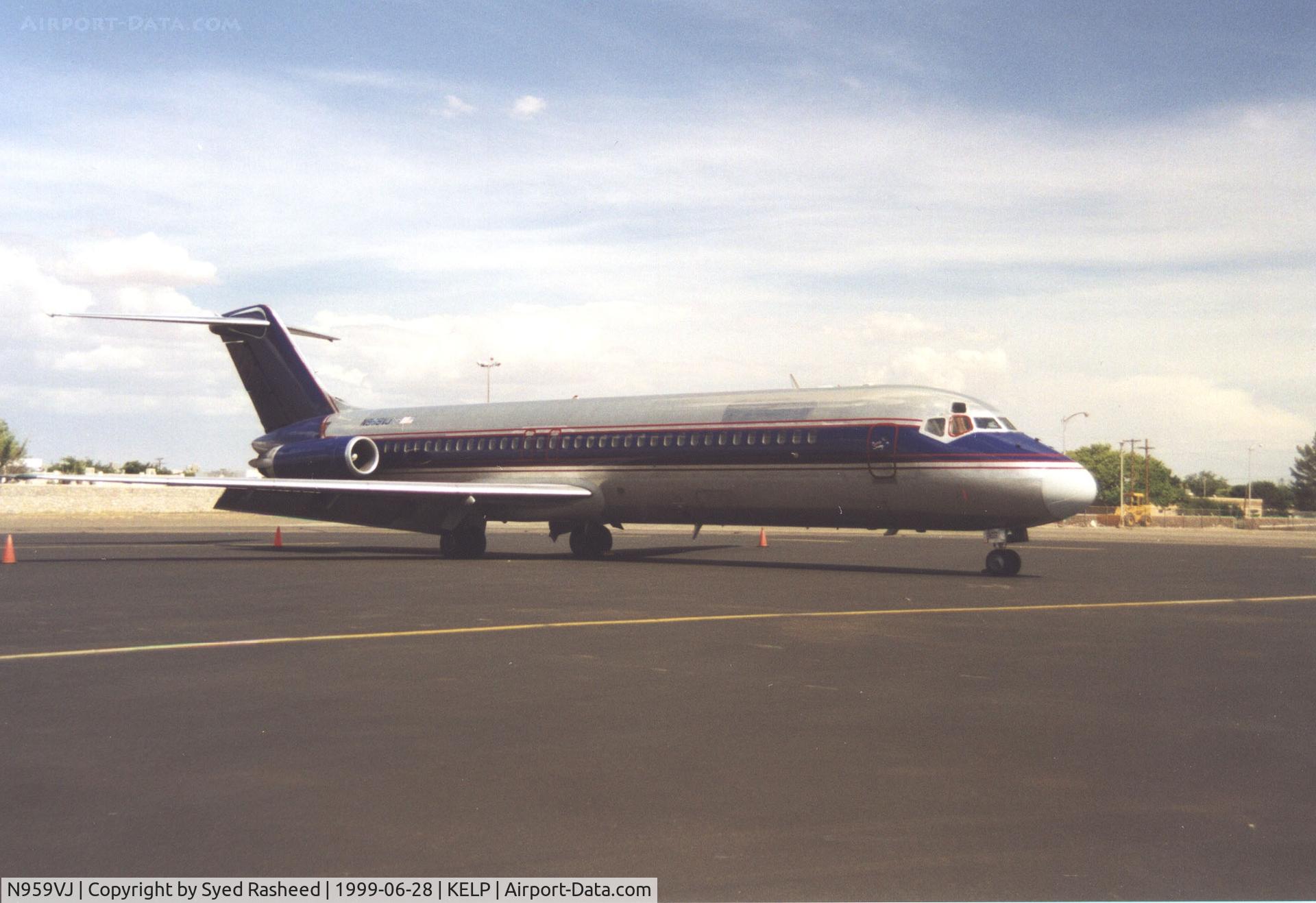 N959VJ, 1969 Douglas DC-9-31 C/N 47352, DC9 on El paso Ramp