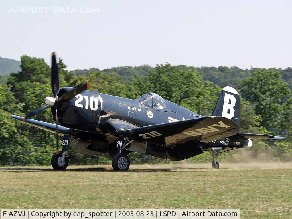 F-AZVJ, 1945 Vought F4U-4 Corsair C/N 9418, Landing after presenting the Show