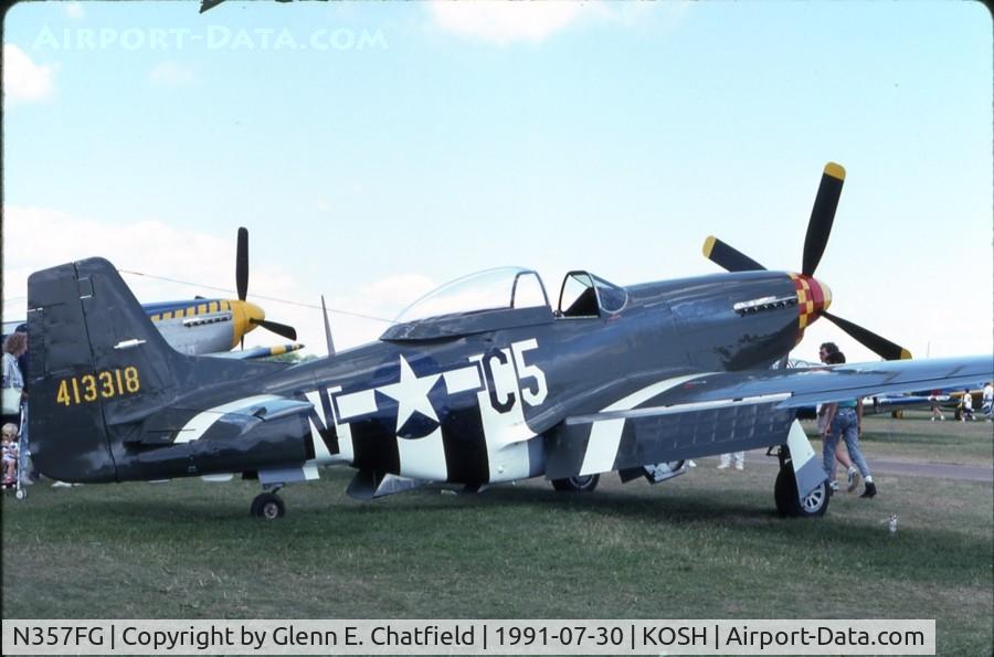 N357FG, 1944 North American P-51D C/N 44-12139, At the EAA Fly In, when it used to be N21023