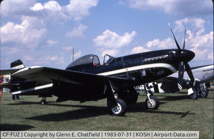 CF-FUZ, 1944 North American P-51D Mustang C/N 122-31615 (44-63889), At the EAA Fly In