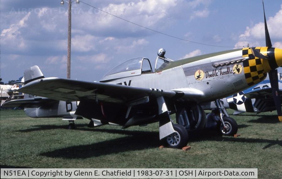 N51EA, 1944 North American F-51D Mustang C/N 44-72483, At the EAA Fly In