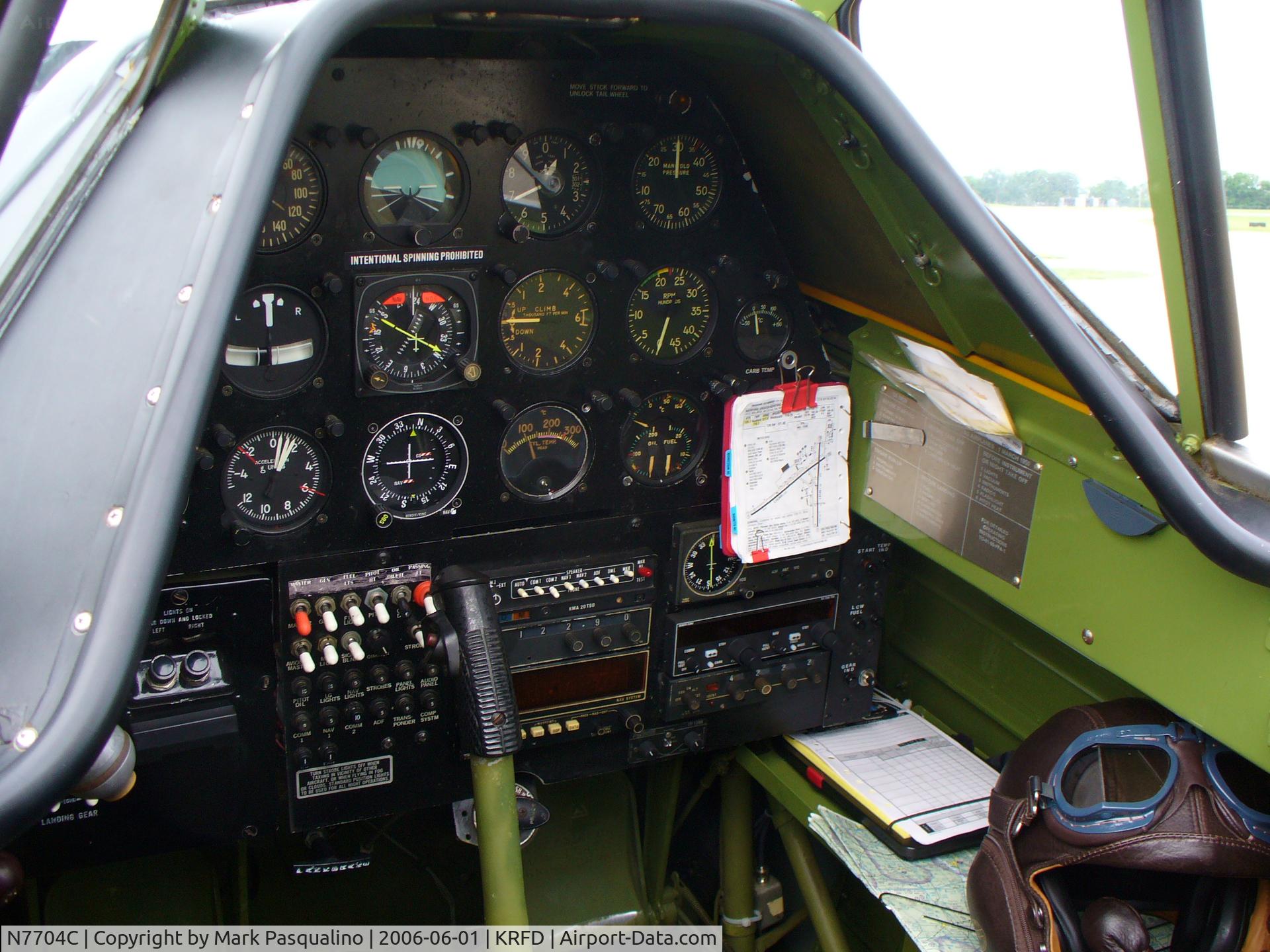 N7704C, 1949 North American T-6G Texan C/N 168-383, North American T-6G