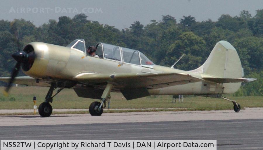 N552TW, 2002 Yakovlev (Aerostar) Yak-52TW C/N 0212305, Yak-52TW in Danville Va.