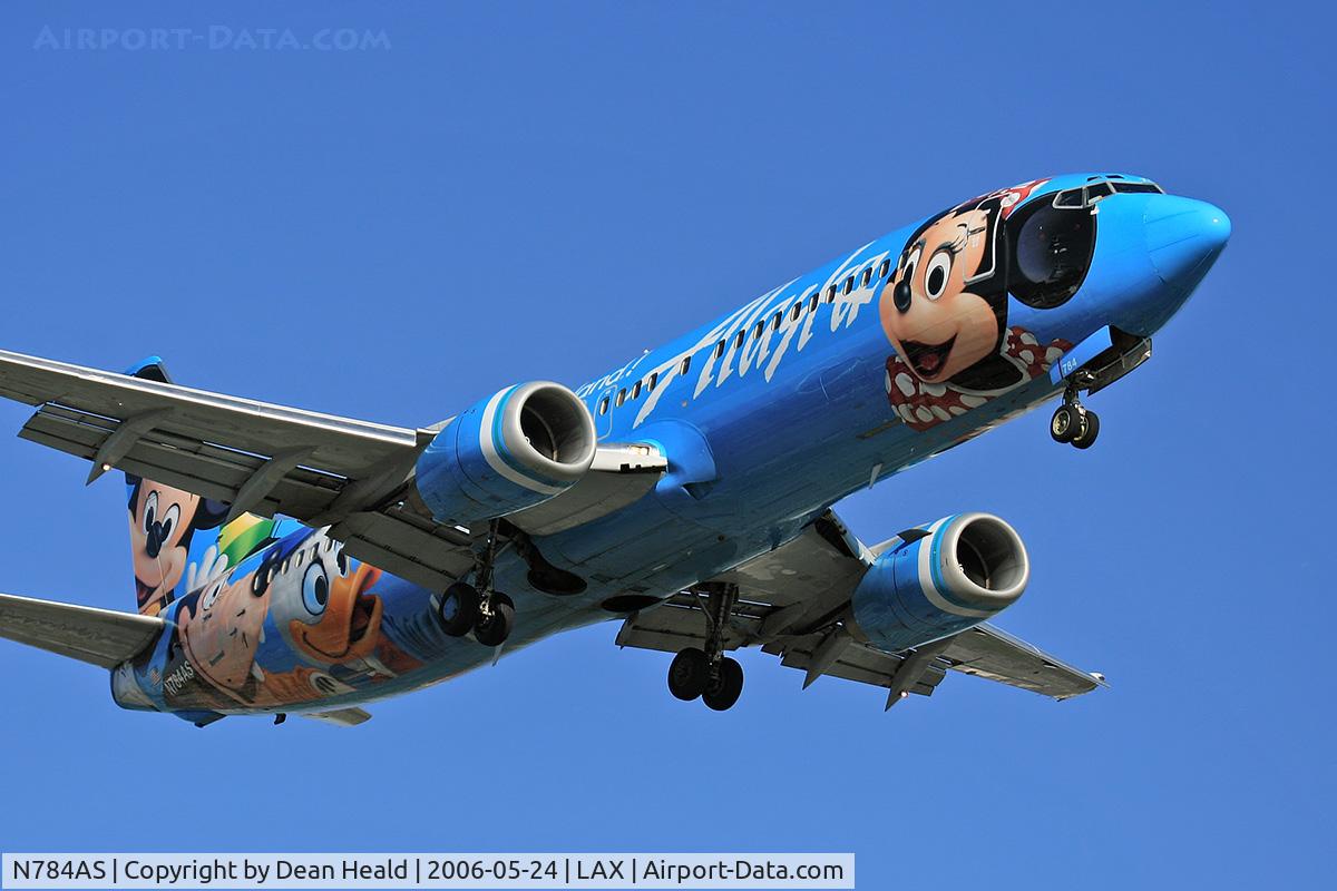 N784AS, 1996 Boeing 737-4Q8 C/N 28199, Alaska Airlines 