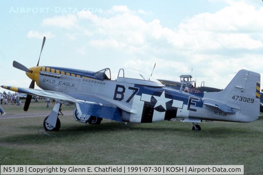 N51JB, 1944 North American P-51D Mustang C/N 122-39488, At the EAA Fly In