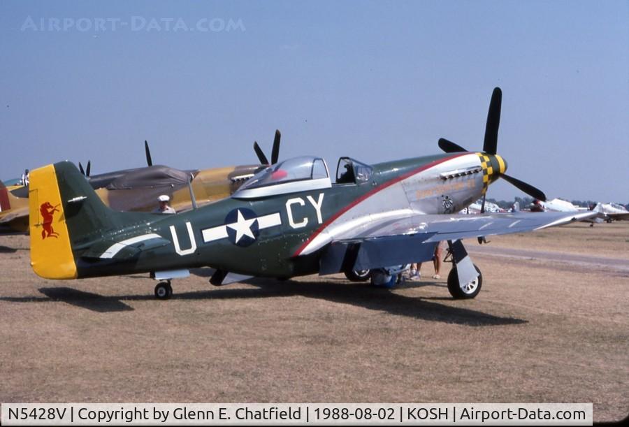 N5428V, 1944 North American P-51D Mustang C/N 122-39723, At the EAA Fly In
