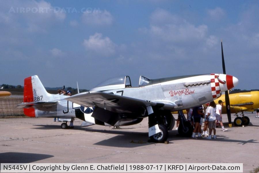 N5445V, 1944 North American P-51D Mustang C/N 122-39746 (44-73287N), At an air show