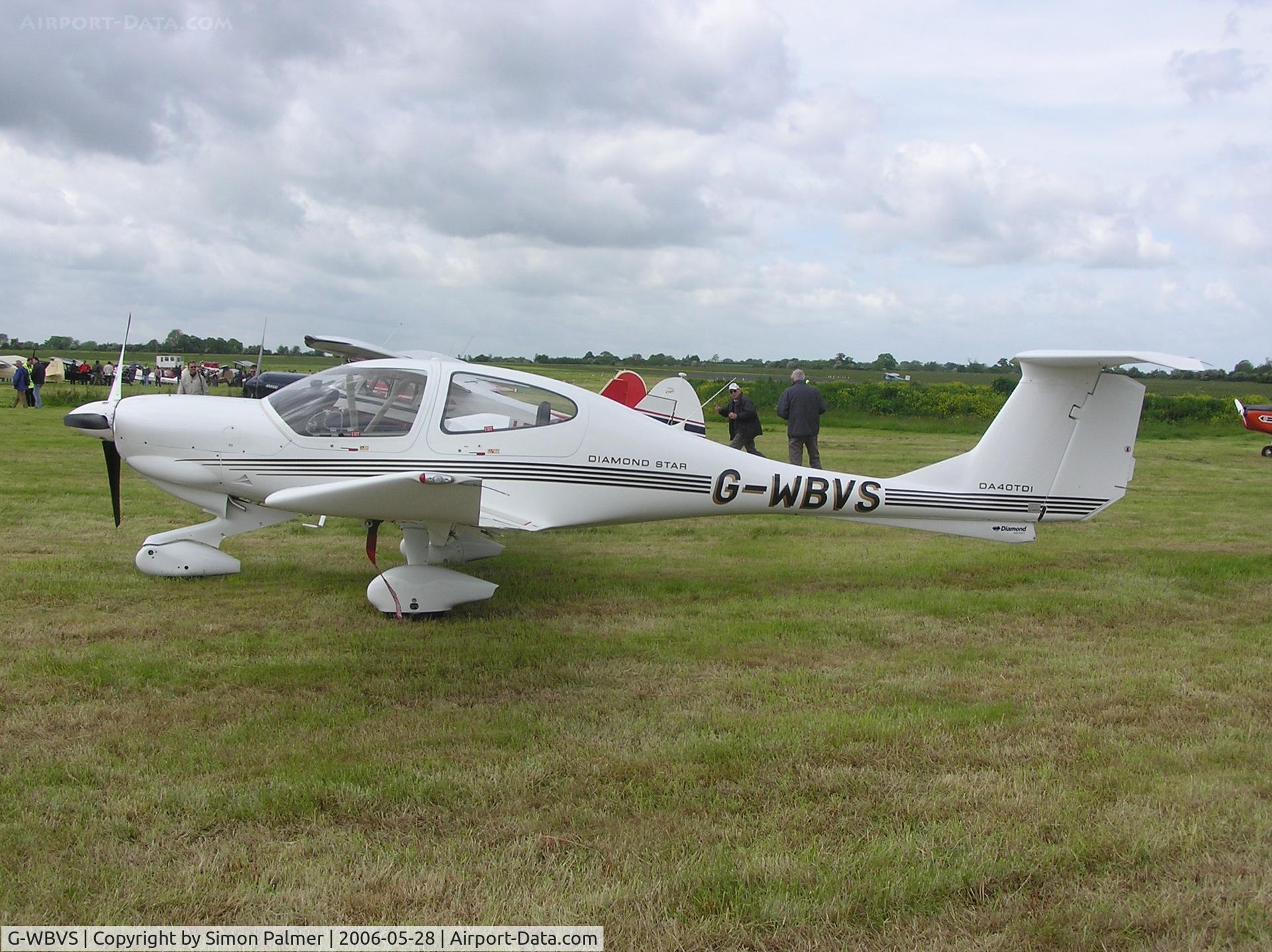 G-WBVS, 2003 Diamond DA-40D Diamond Star C/N D4.060, Diamond Star DA40 at Keevil