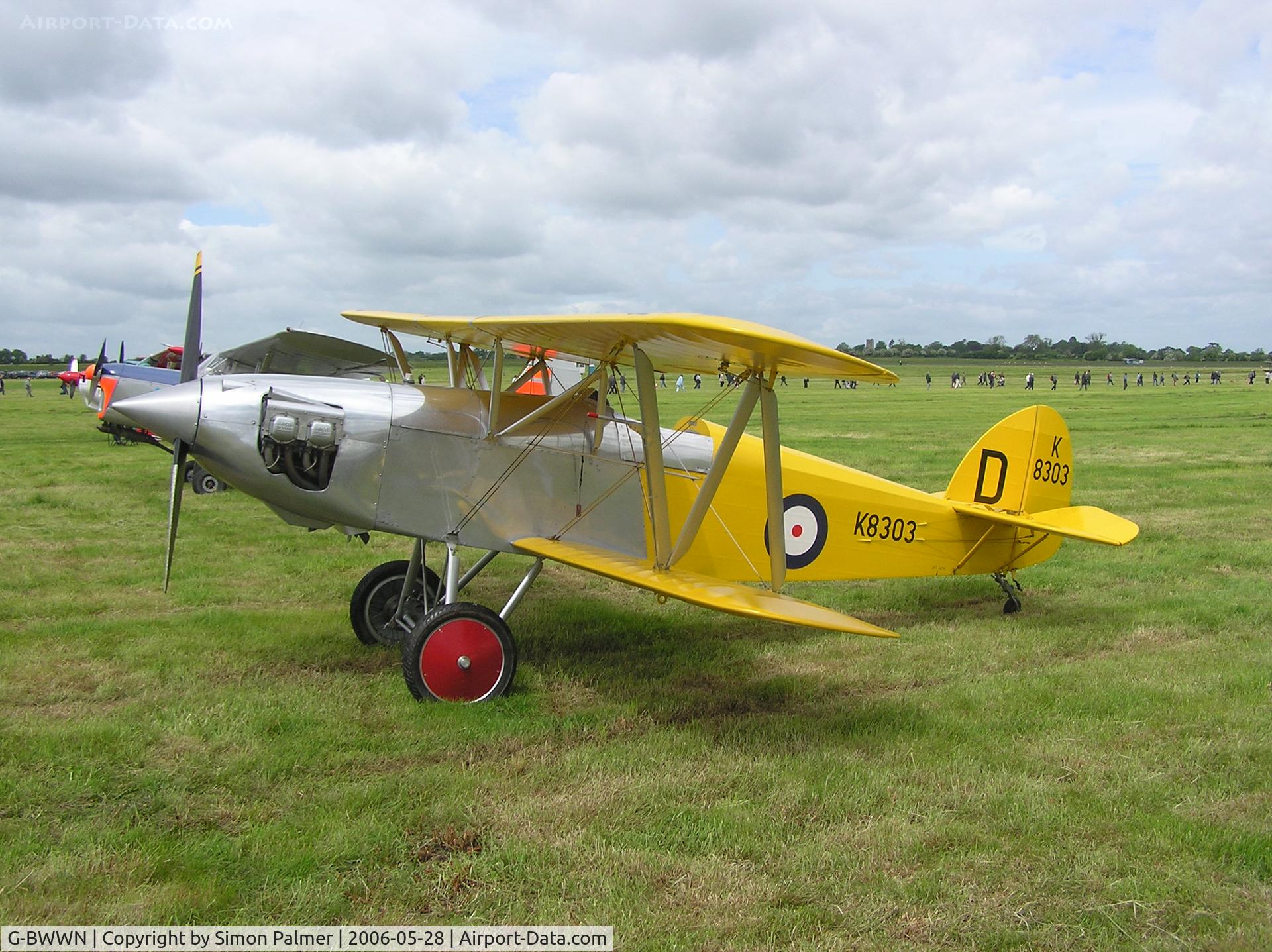 G-BWWN, 1998 Isaacs Fury II C/N PFA 011-10957, Isaacs Fury - homebuilt scale replica at Keevil