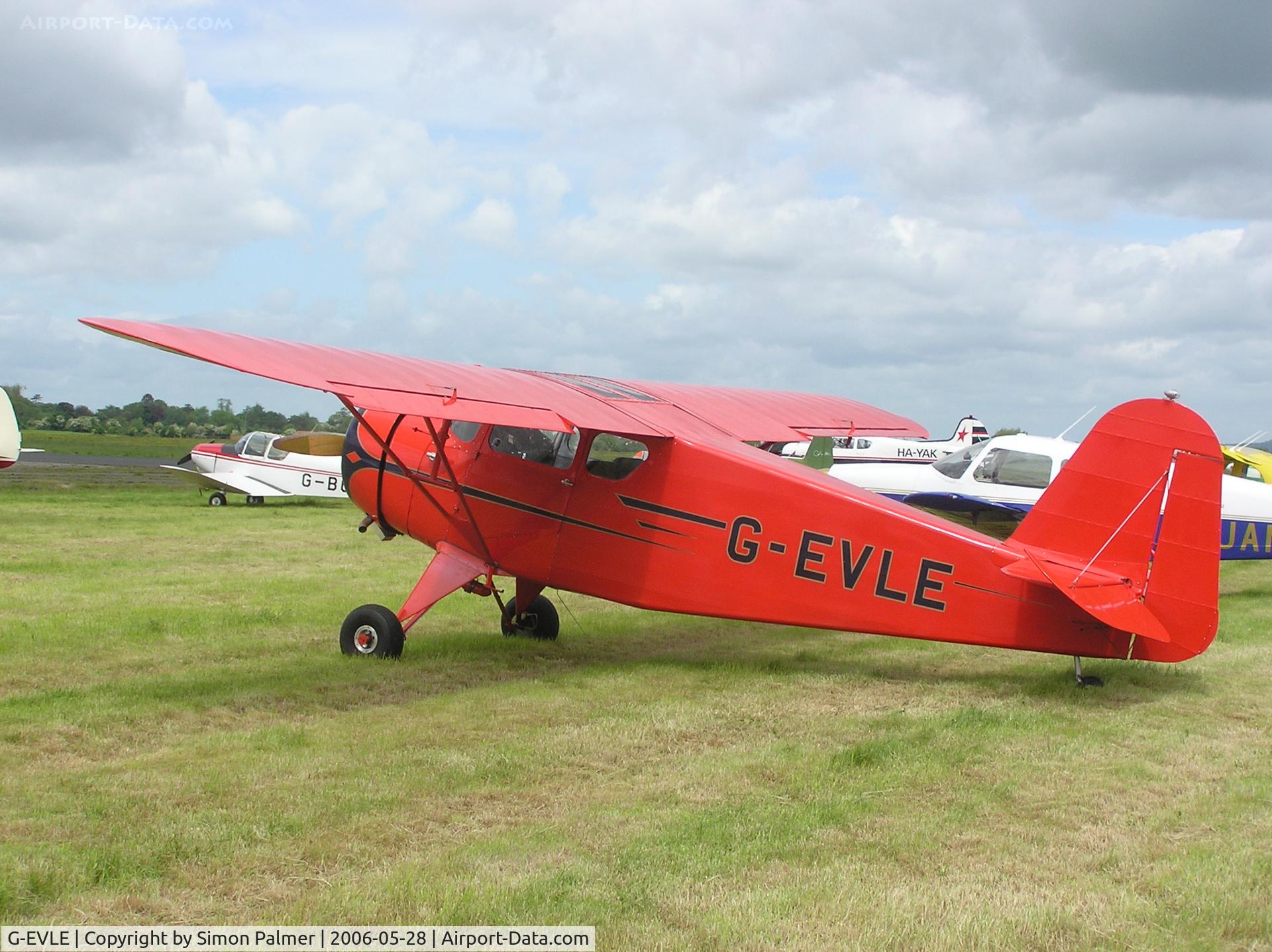 G-EVLE, 1939 Rearwin 8125 Cloudster C/N 803, Rearwin Cloudster at Keevil fly-in
