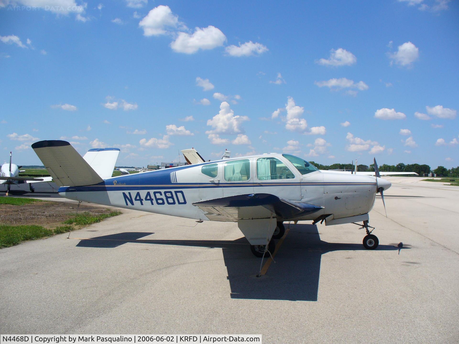 N4468D, 1956 Beech G35 Bonanza C/N D-4582, Beech G35