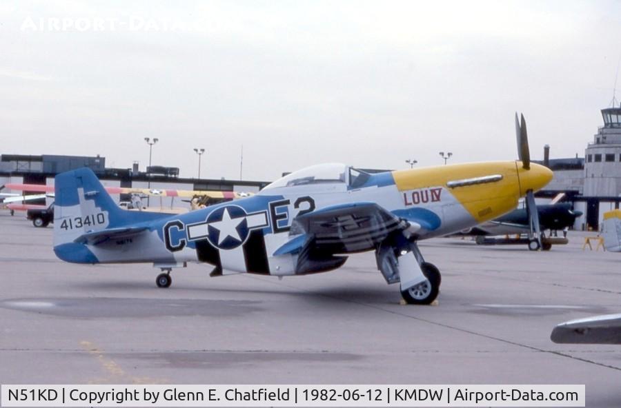 N51KD, North American/aero Classics P-51D C/N 122-39895, Open house display when N51TK