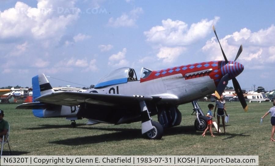 N6320T, 1962 North American P-51D Mustang C/N 122-41037, At the EAA Fly In