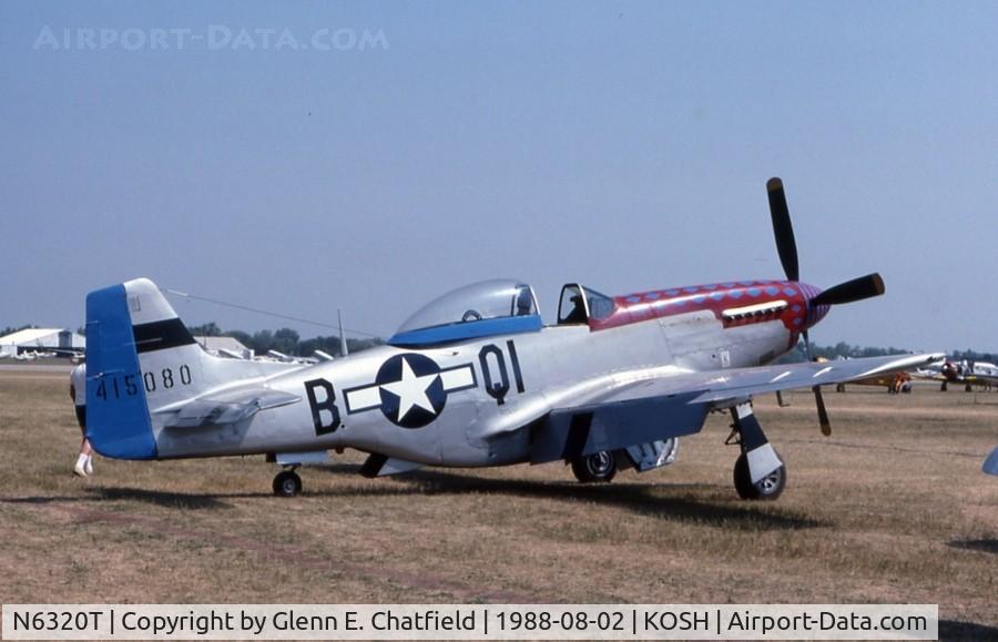 N6320T, 1962 North American P-51D Mustang C/N 122-41037, At the EAA Fly In