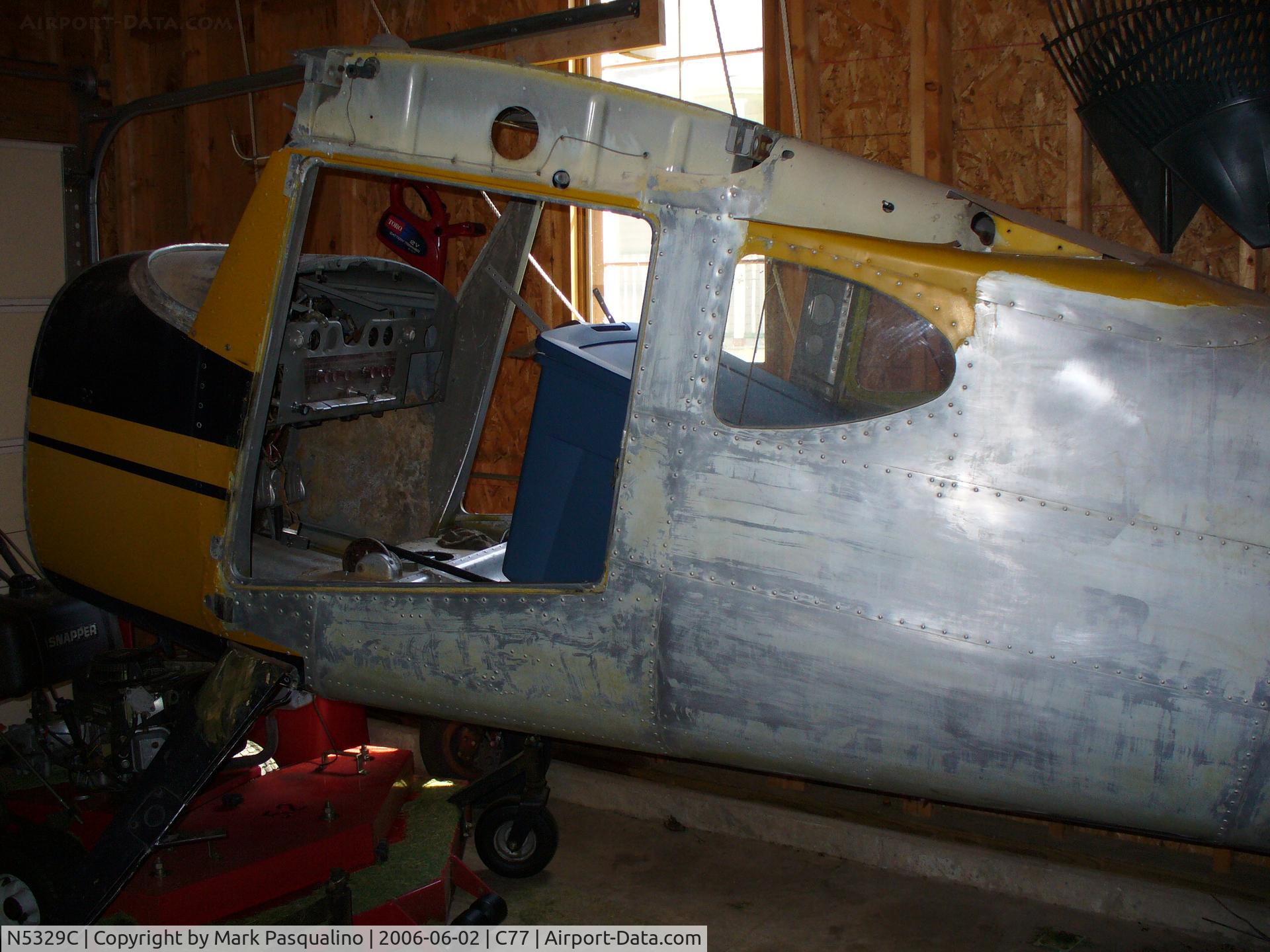 N5329C, 1950 Cessna 140A C/N 15449, Cessna 140A project