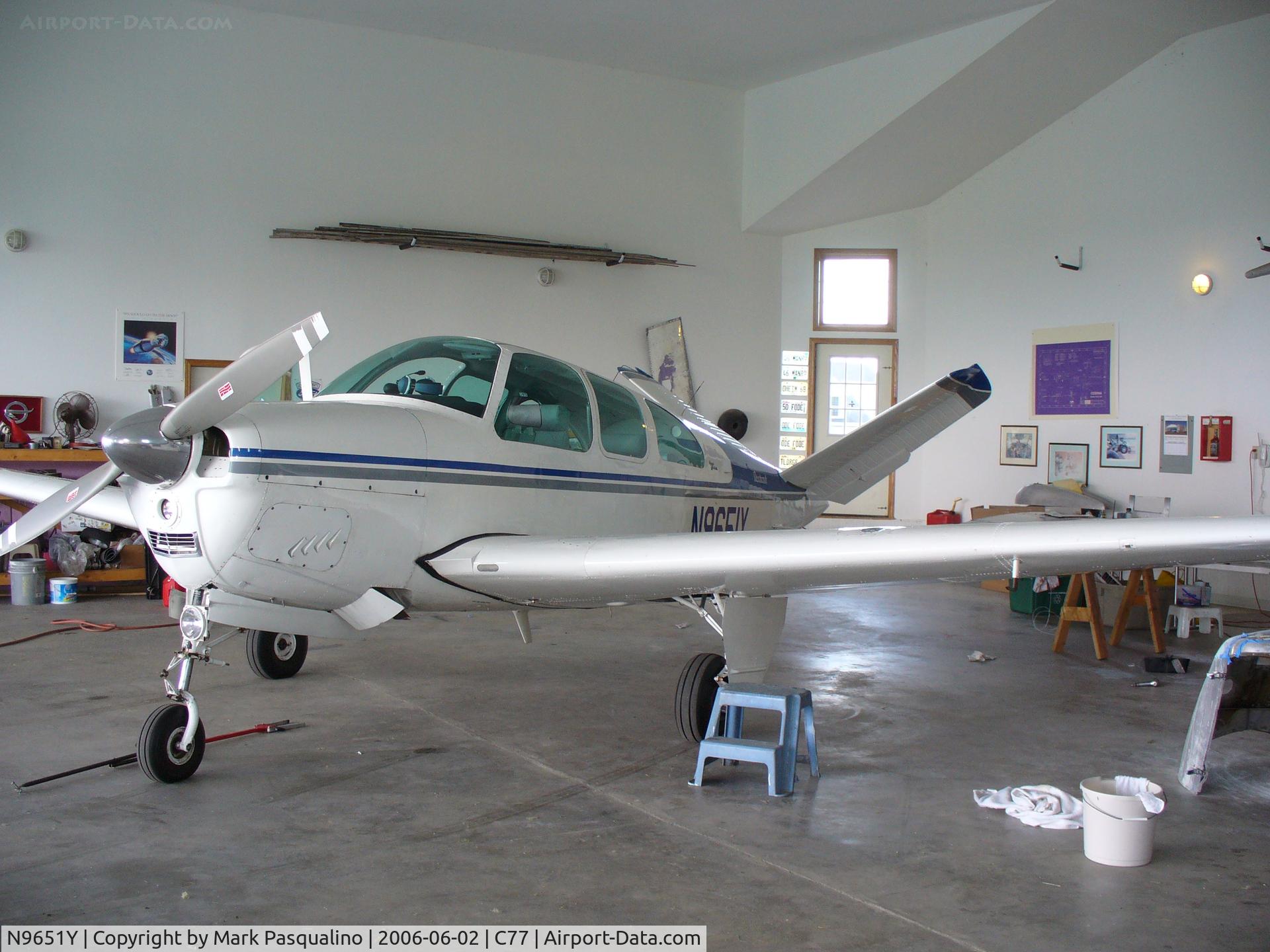 N9651Y, 1962 Beech P35 Bonanza C/N D-7069, Beech P35