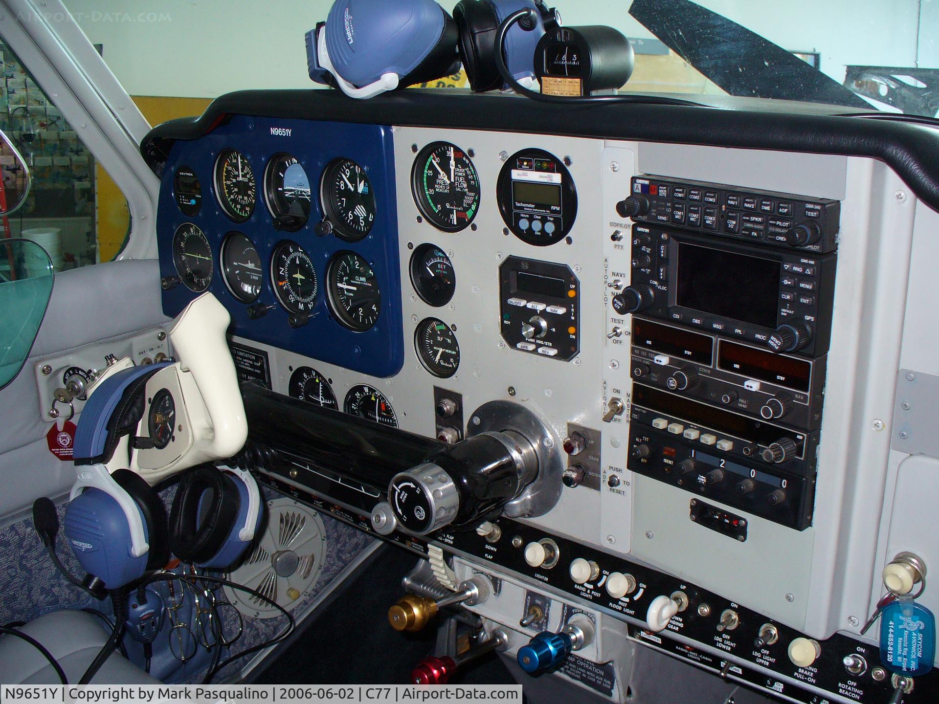 N9651Y, 1962 Beech P35 Bonanza C/N D-7069, Beech P35