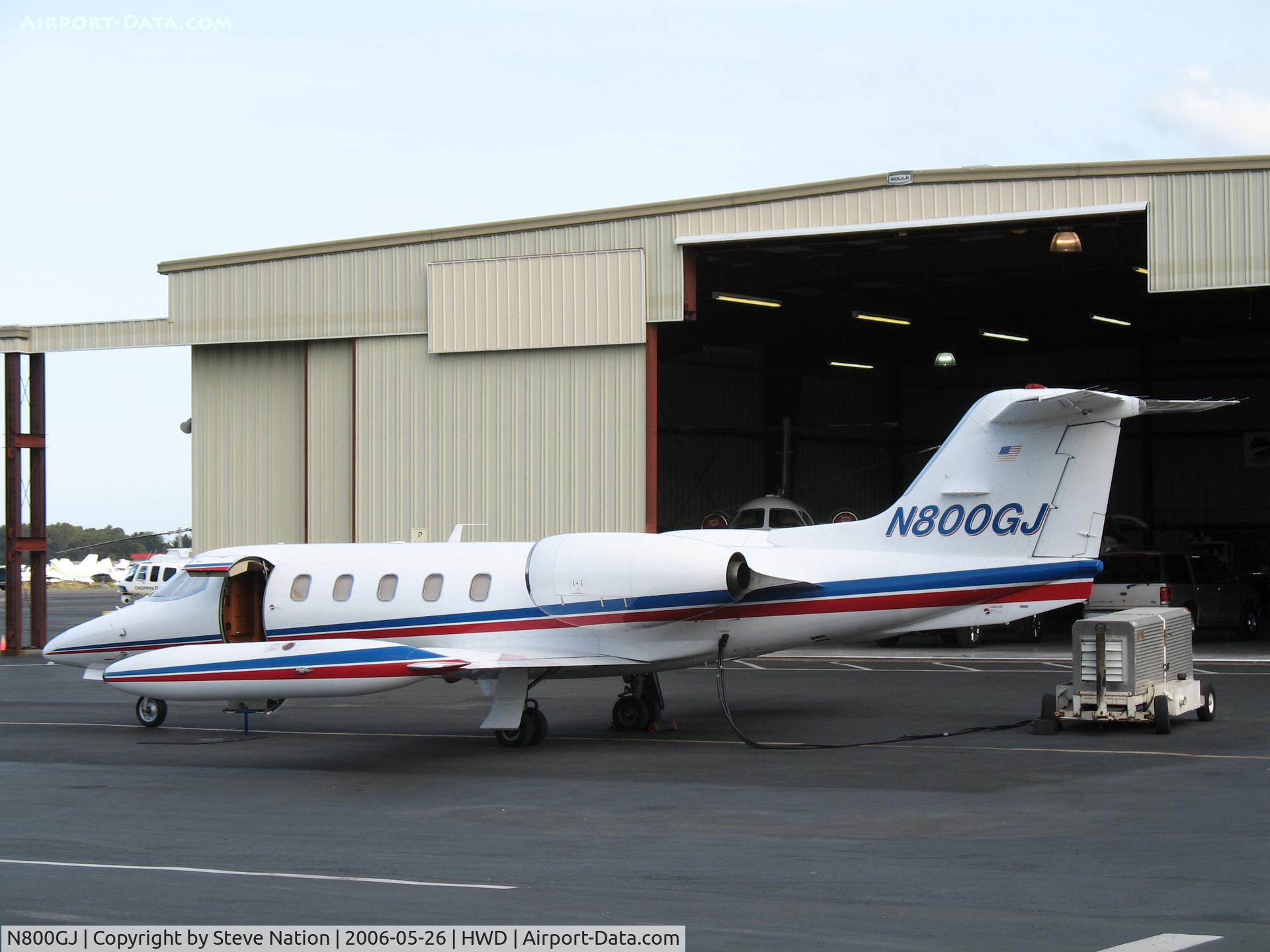 N800GJ, 1980 Gates Learjet Corp. 35A C/N 352, Silverado Partners 1980 Gates Learjet 35A @ Hayward Air Terminal, CA