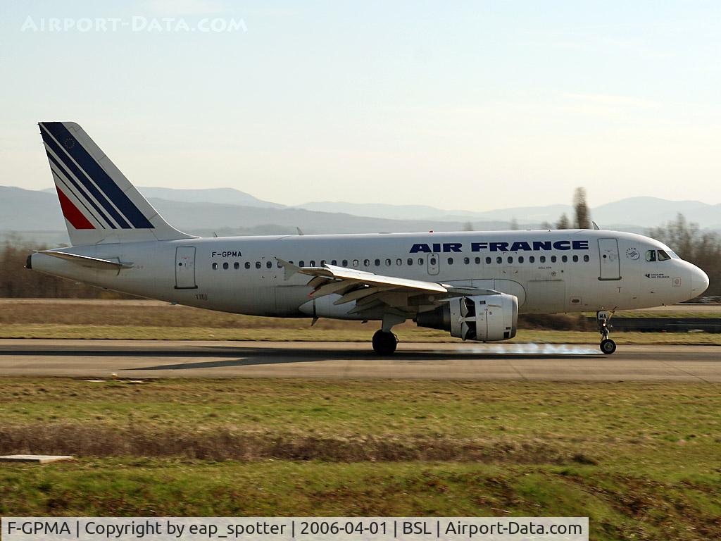 F-GPMA, 1998 Airbus A319-113 C/N 598, Landing from ORY