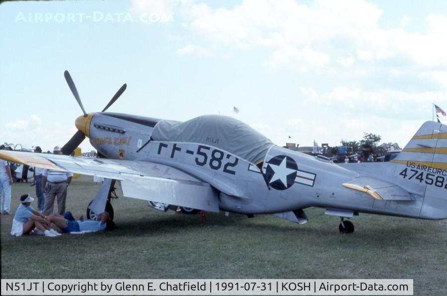 N51JT, 1946 North American P-51D Mustang C/N 122-41122 (44-74582), At the EAA Fly In