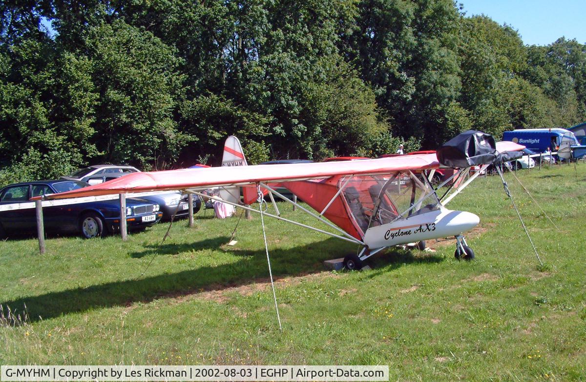G-MYHM, 1993 Cyclone Airsports AX3/503 C/N C 2103068, Cyclone AX3/503
