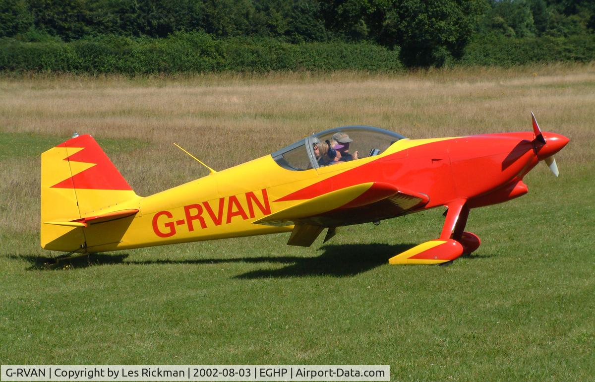 G-RVAN, 1998 Vans RV-6 C/N PFA 181-12657, Vans RV.6