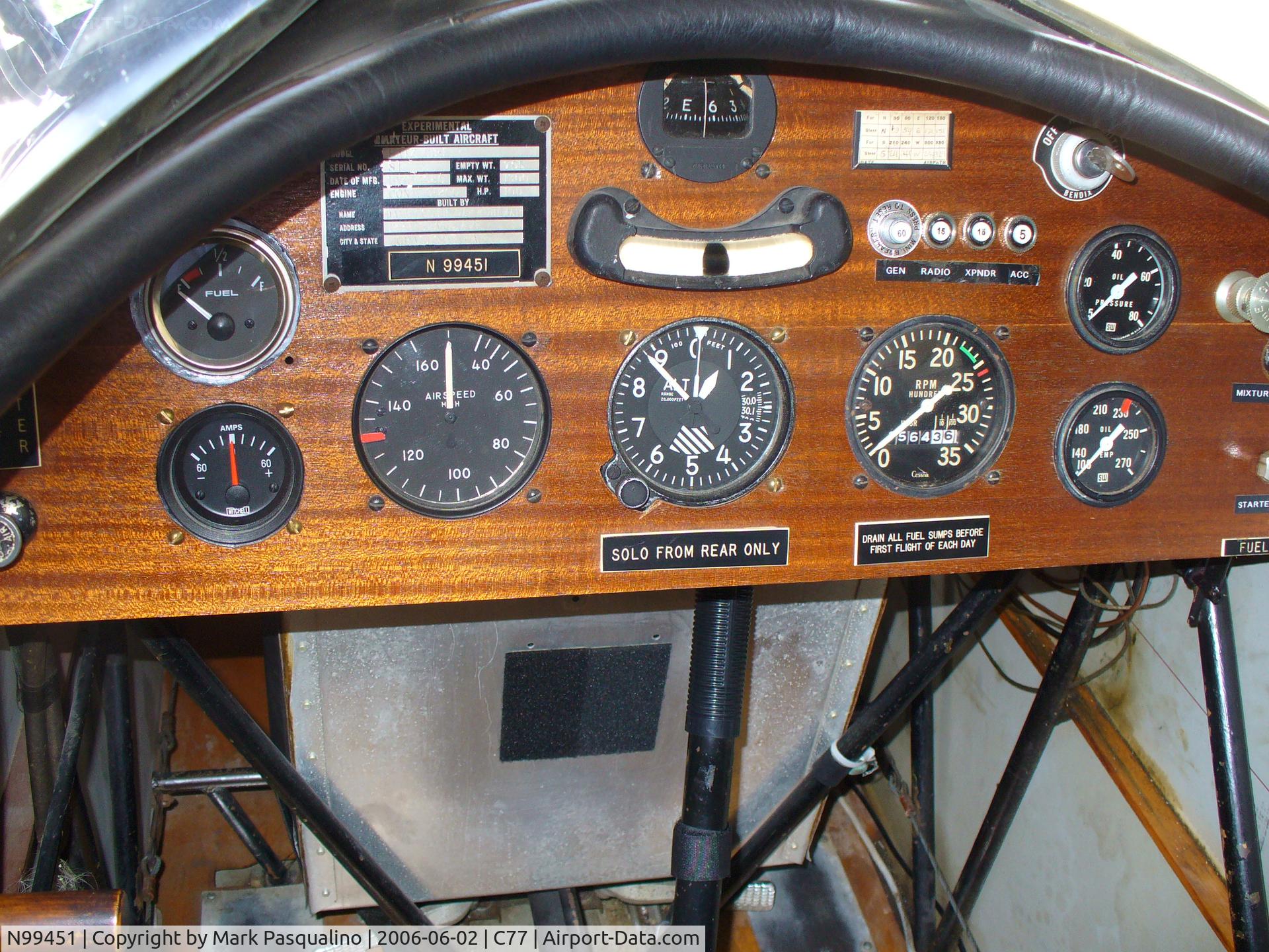 N99451, 1980 Hatz CB-1 C/N 84, Hatz CB-1
