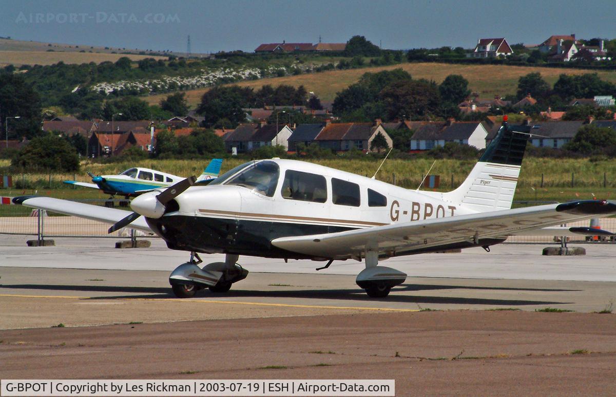 G-BPOT, 1977 Piper PA-28-181 Cherokee Archer II C/N 28-7790267, PA-28-181 Archer 11