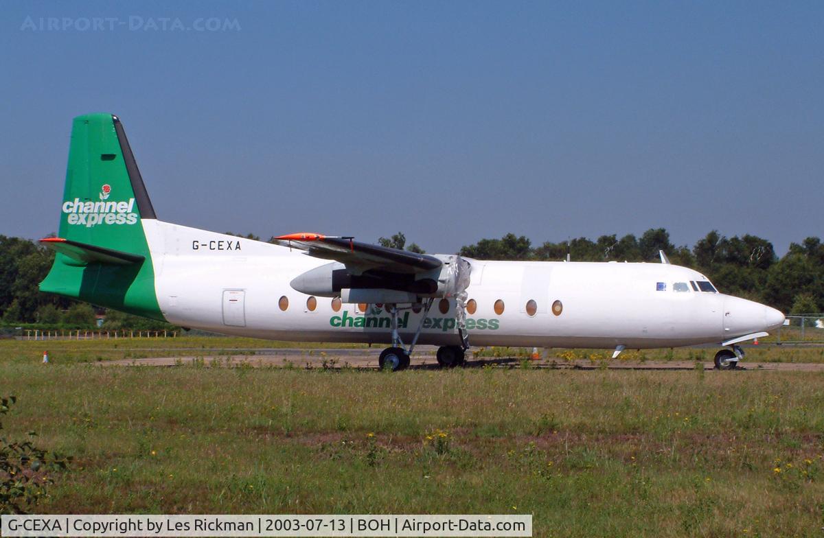 G-CEXA, 1974 Fokker F-27-500 Friendship C/N 10503, F27 Friendship Mk 500
