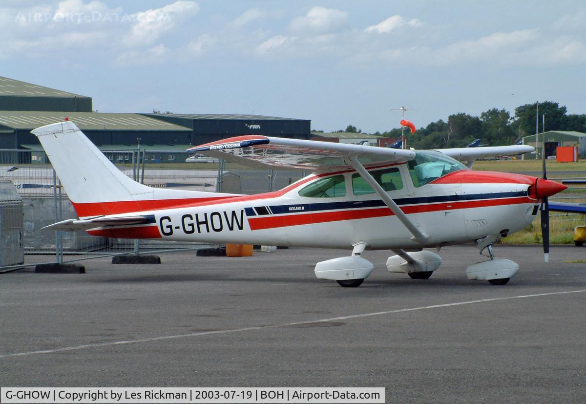 G-GHOW, 1980 Reims F182Q Skylane C/N 0151, Cessna F.182Q