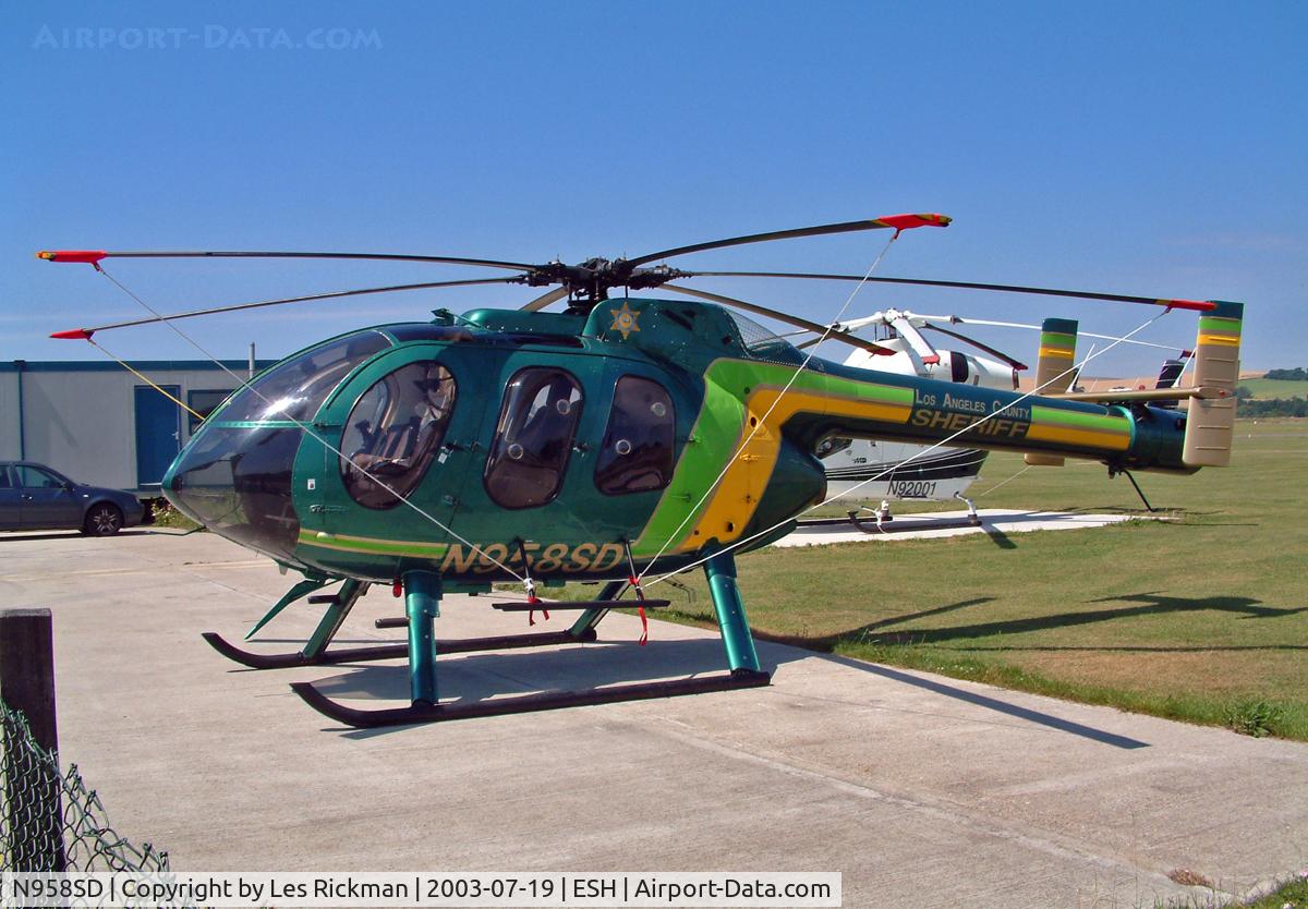 N958SD, 1997 McDonnell Douglas MD-600N C/N RN018, MD Helicopters MD-600N