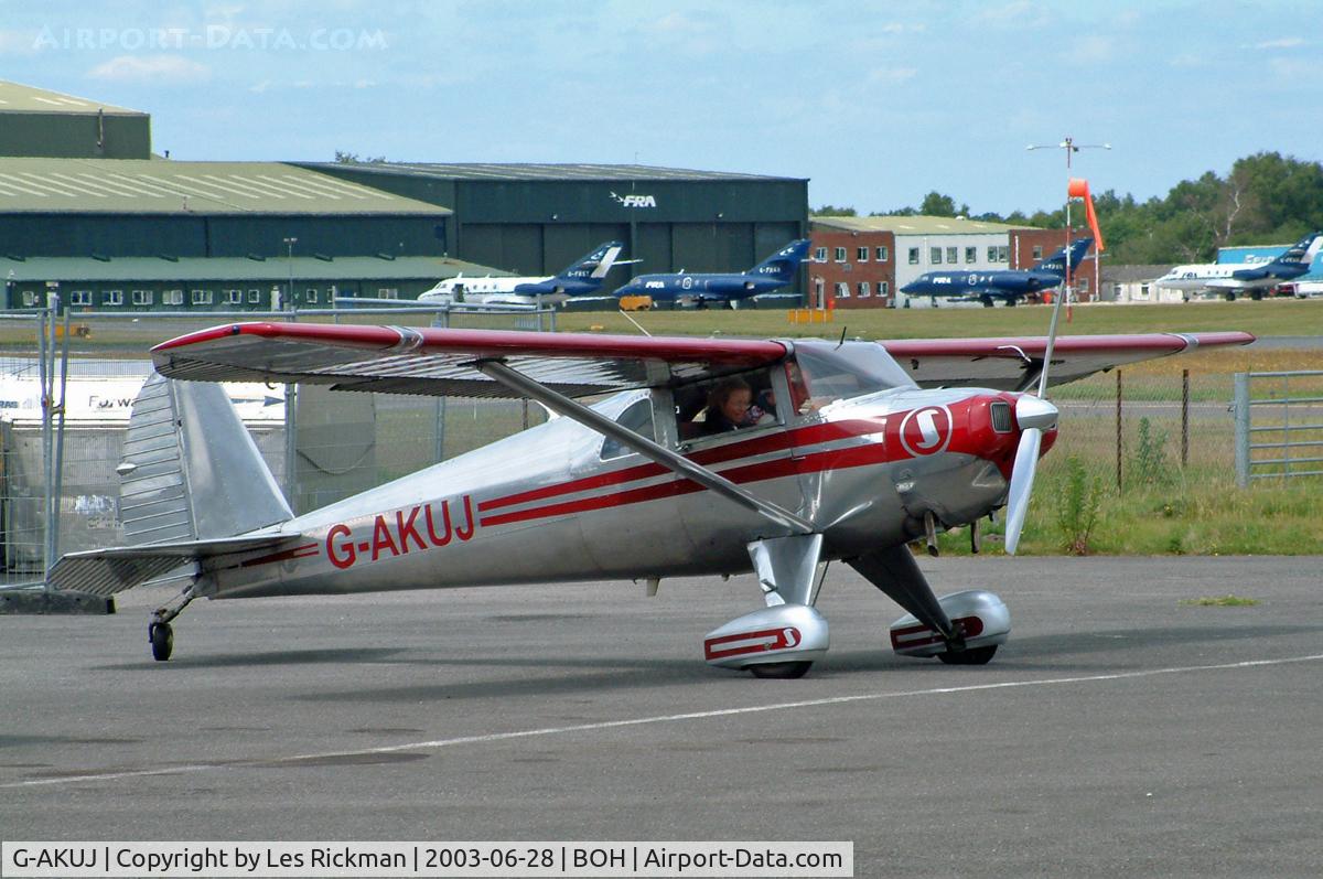 G-AKUJ, 1947 Luscombe 8E Silvaire C/N 5282, Luscombe 8E Silvaire