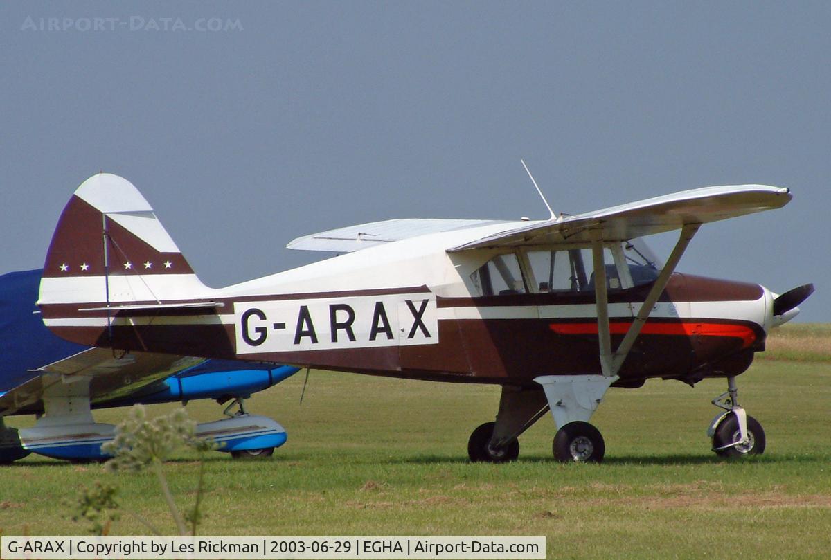 G-ARAX, 1956 Piper PA-22-150 Caribbean C/N 22-3830, PA-22 Tri-Pacer 150