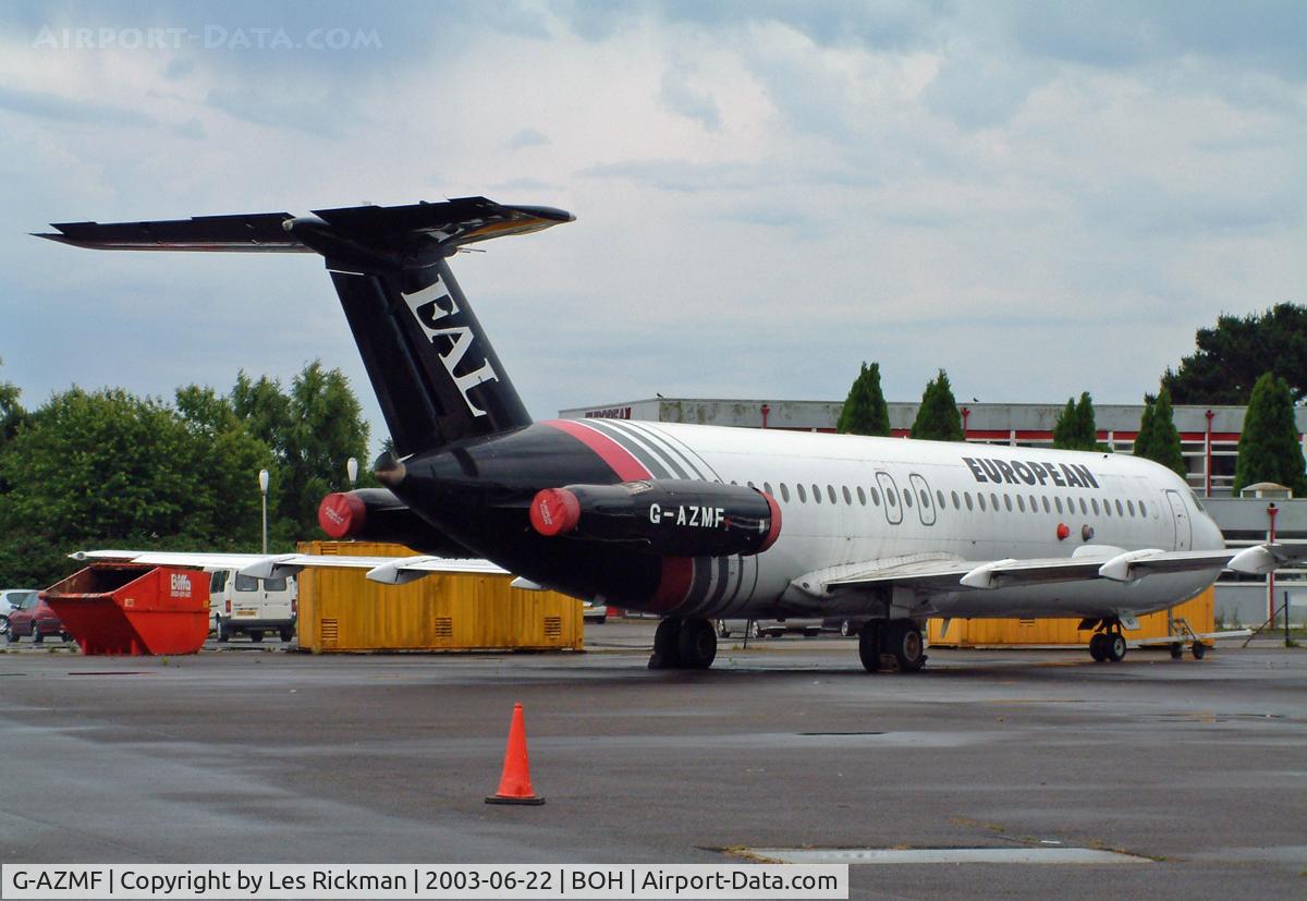 G-AZMF, 1972 BAC 111-530FX One-Eleven C/N BAC.240, BAC 1-11 530FX