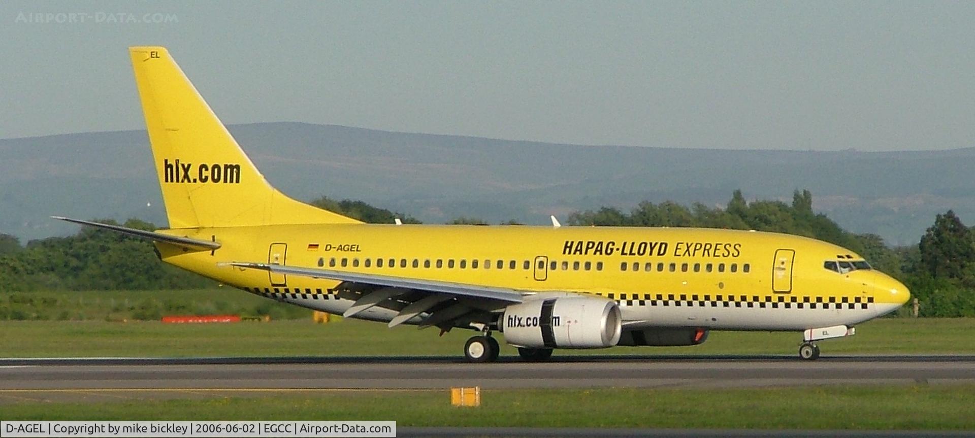 D-AGEL, 1997 Boeing 737-75B C/N 28110, new york taxi livery