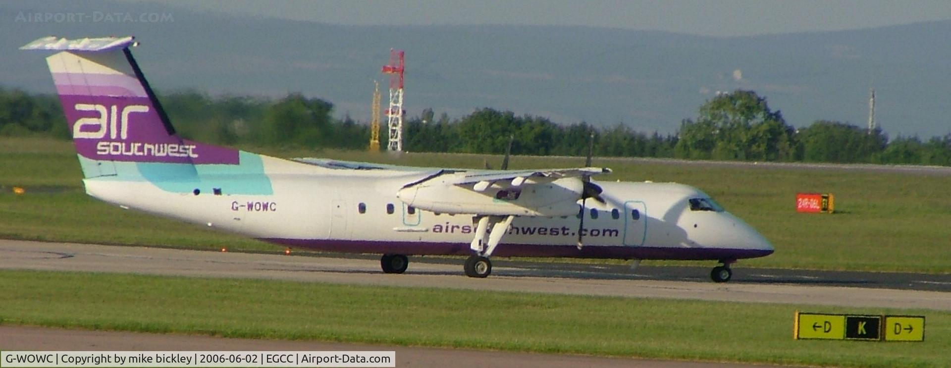 G-WOWC, 1991 De Havilland Canada DHC-8-311 Dash 8 C/N 311, taxi to depart