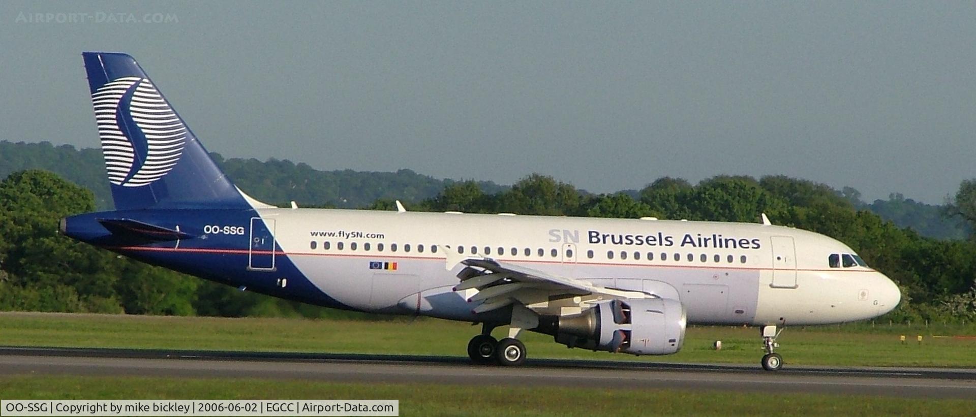 OO-SSG, 2000 Airbus A319-112 C/N 1160, nice sabena-esque livery