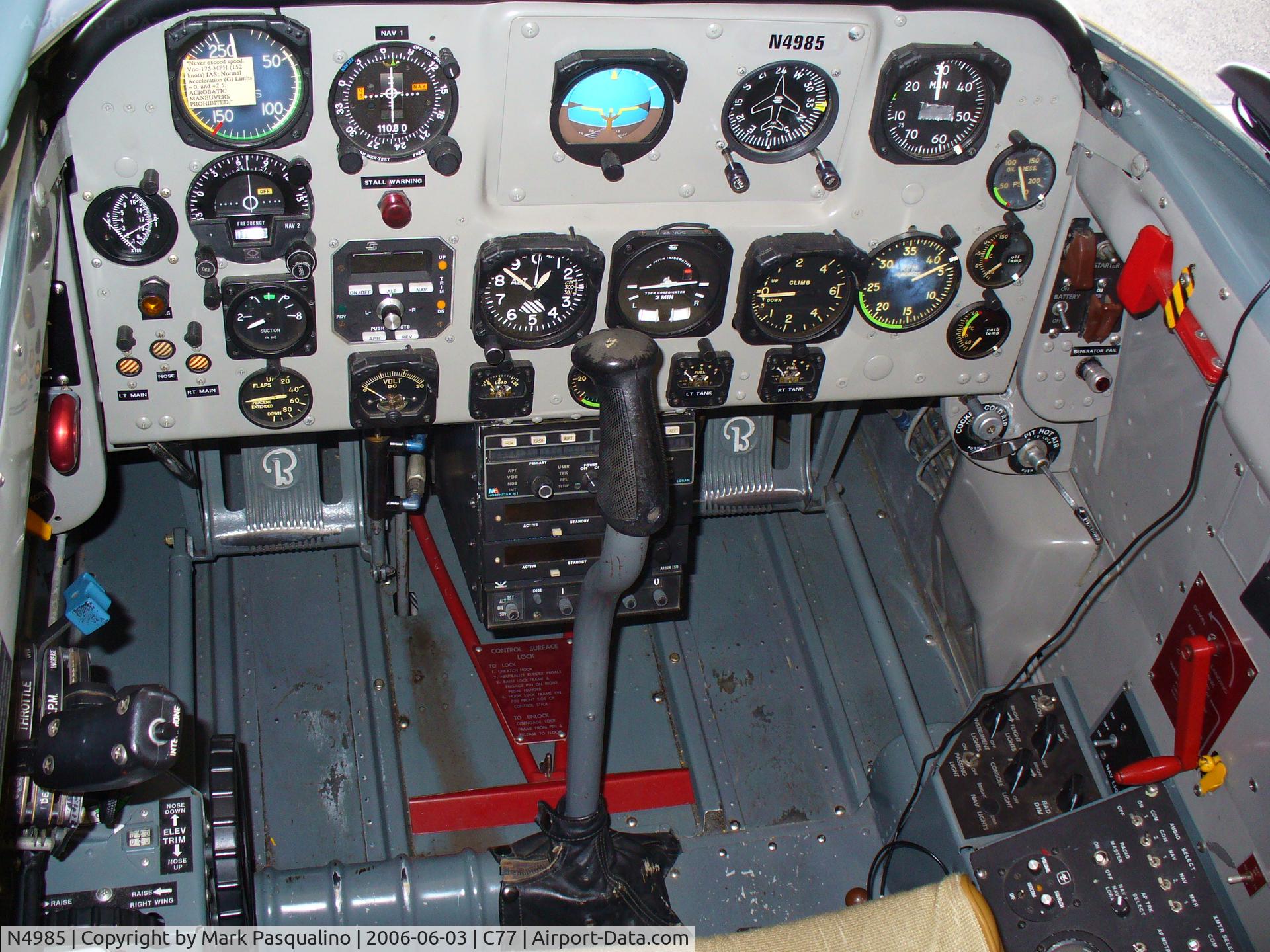 N4985, 1953 Beech (CCF) T-34A (A45) Mentor C/N CCF34-125, Beech T-34A
