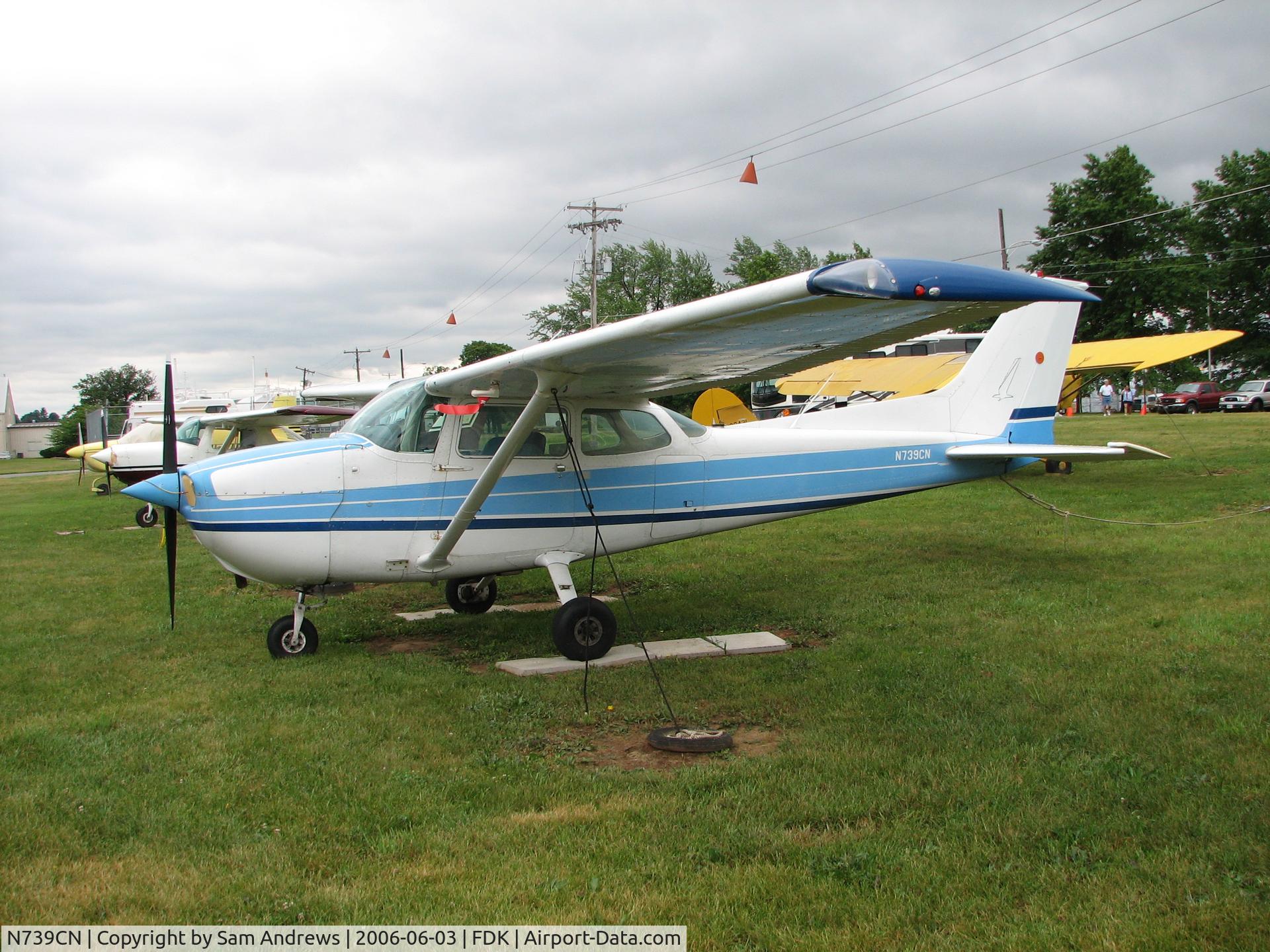N739CN, 1978 Cessna 172N C/N 17270438, Sitting out behind Frederick Flight Center the day of the AOPA Fly-in 2006
