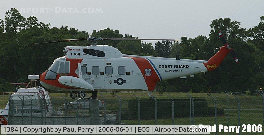 1384, Sikorsky HH-52A Sea Guard C/N 62.065, HH-52A Sea Guardian, a rarity even as a gate guard. Thanks for the correction David
