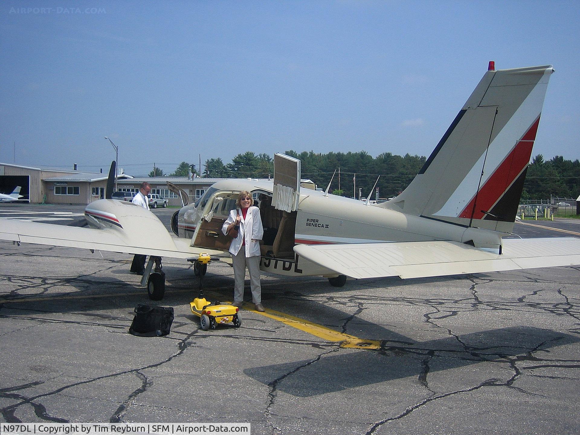 N97DL, 1980 Piper PA-34-200T Seneca II C/N 34-8070207, Sanford Airport, ME (Kennebunkport)