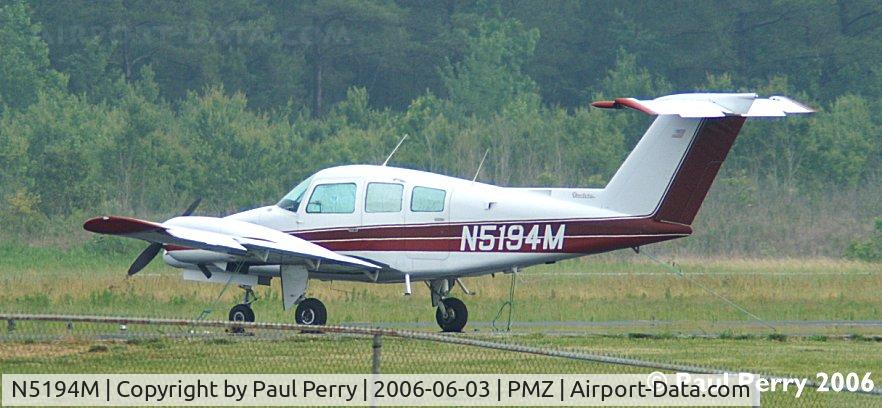 N5194M, 1978 Beech 76 Duchess C/N ME-17, Lonely and damp on this quiet afternoon