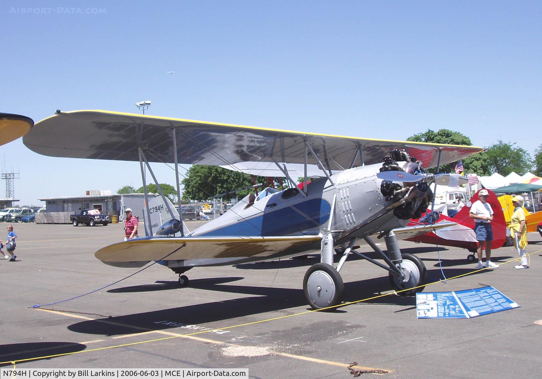 N794H, 1930 Stearman C3-R C/N 5036, On display at 2006 Merced show