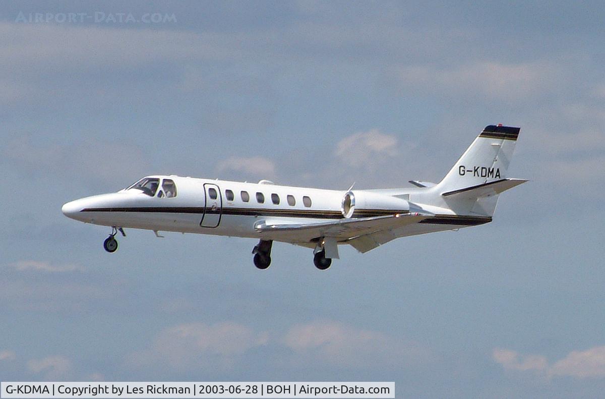 G-KDMA, 2000 Cessna 560 Citation Ultra Encore C/N 560-0553, Cessna 560 Citation V