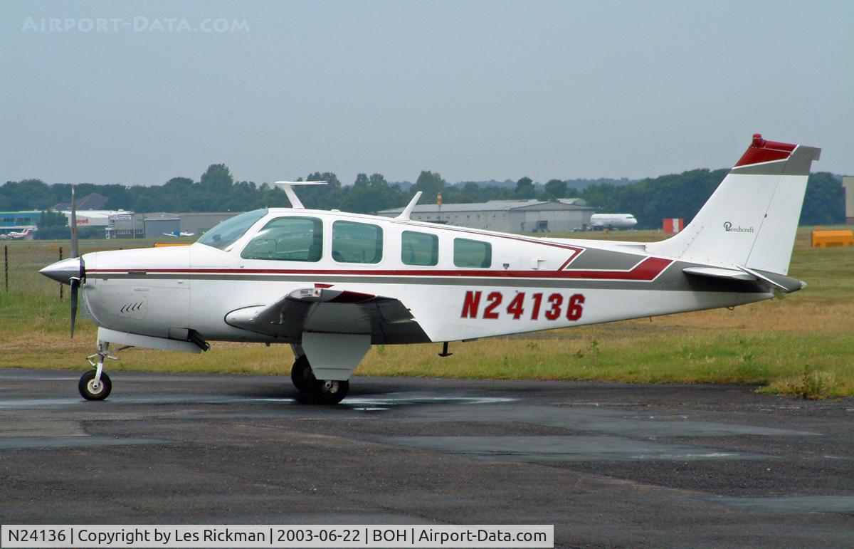 N24136, 1978 Beech A36 Bonanza 36 C/N E-1233, Beech Bonanza A36