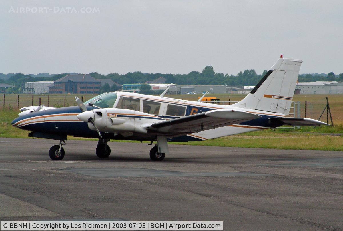 G-BBNH, 1973 Piper PA-34-200 Seneca C/N 34-7350339, PA-34-200 Seneca II