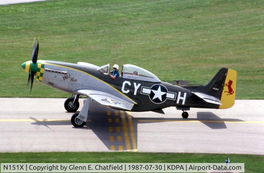 N151X, 1945 North American P-51D Mustang C/N 45-11628, Beautiful shot taxiing by the control tower!