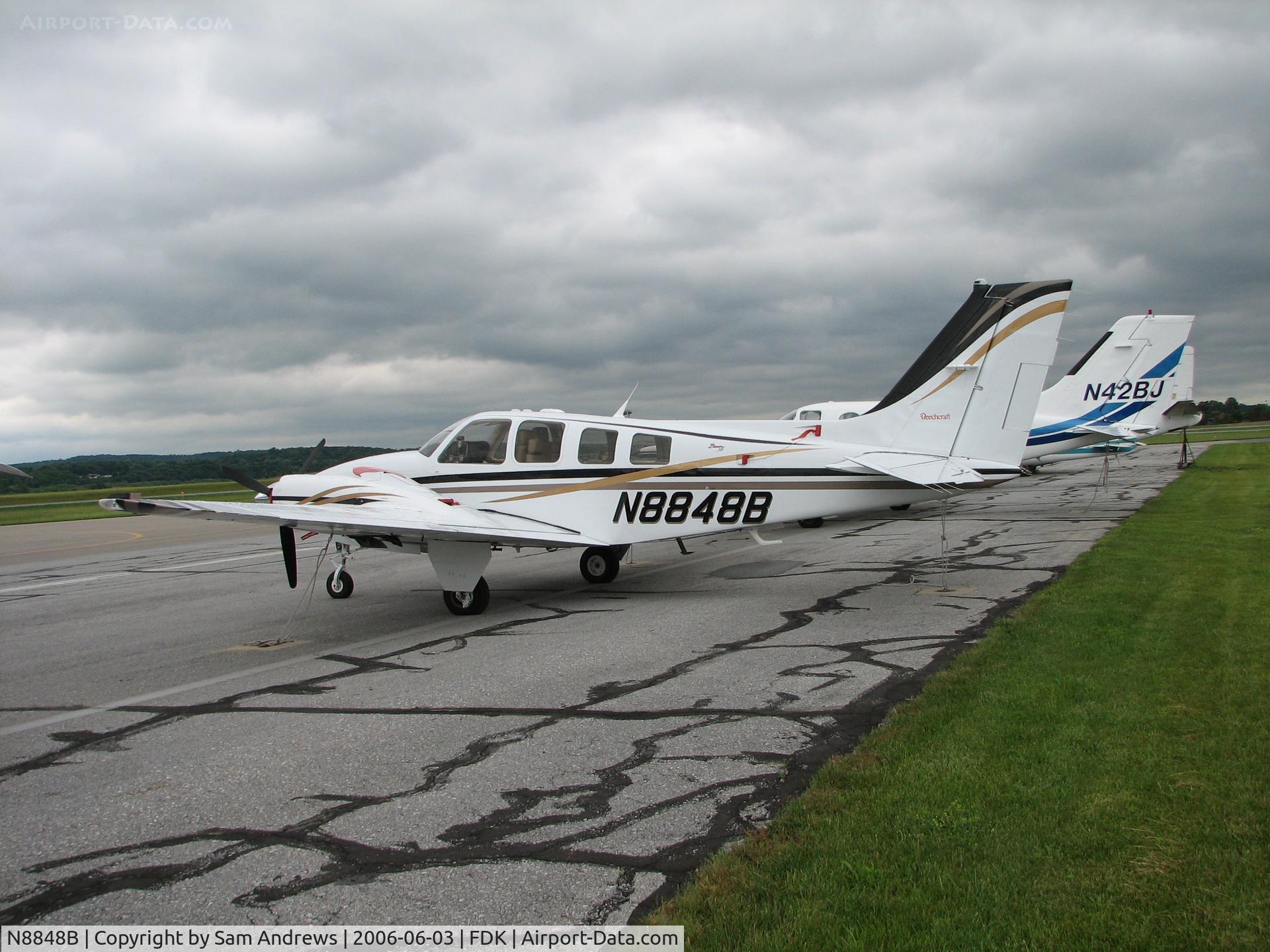 N8848B, 2002 Raytheon Aircraft Company 58 C/N TH-2034, FDK MD from OR for AOPA Fly-in 2006